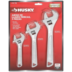 Adjustable Wrench Set 3-Piece