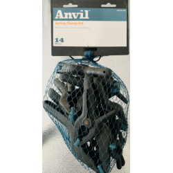 Anvil Plastic Spring Clamp Set 14 Pices